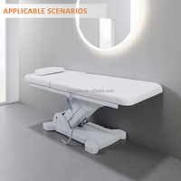 Lit de massage de la colonne vertébrale en cuir électrique moderne chaise de massage spa réglable pliable Table de massage de salon de beauté