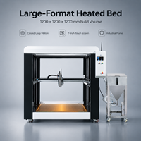 Imprimante 3D à granulés grand format automatique, nouvelle, USB, volume d'impression 1m, système d'extrusion FGF, qualité industrielle, fabricant direct