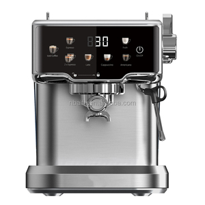 Cafetera Comercial Inteligente Aifa de Acero Inoxidable, Estilo Italiano, 15 Bares, para Preparar Espresso - Product Image 1