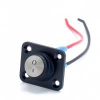 Panneau d'interrupteurs à bascule 20A 12V ON-OFF SPST ABS+Acier inoxydable pour voitures, camions, bateaux