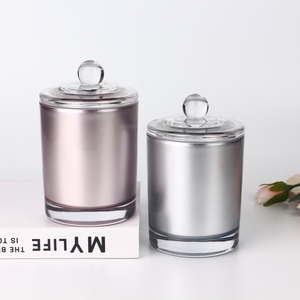 Candle Jar With Lid And Gift Box 3 Wick Candles Jars With Lids Luxury Glass Container