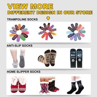 Chaussettes de Pilates personnalisées pour femmes, antidérapantes en silicone, respirantes en coton, avec logo personnalisé, antidérapantes pour la barre et le yoga, chaussettes à grip pour le Pilates