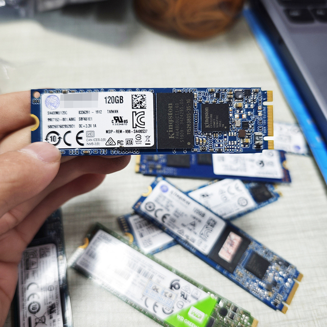 Wholesale Second Hand Internal High-Speed Read/Write M.2 NVMe NGFF Used SSD 120GB 128GB for Desktop Laptop