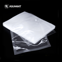 Sac en plastique pour aliments cuits, Transparent, imprimé sur mesure, pour la conservation des aliments cuits, 10 unités