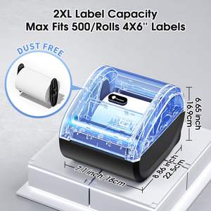 Phomemo เครื่องพิมพ์ฉลากจัดส่งขนาด108มม. สติกเกอร์บาร์โค้ดความร้อนเครื่องพิมพ์4x6สำหรับแท็กการพิมพ์ตั๋ว - Product Image 5