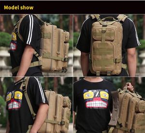 Sac à dos quantité minimale de commande bas fabricant 900D Oxford sac à dos étanche Camouflage randonnée sac à dos tactique extérieur - Product Image 6