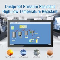 Nouvel écran tactile industriel intégré haute résolution de 15,6 pouces, panneau avant IP65, boîtier métallique robuste argenté