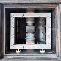 Four de frittage à chaud vertical industriel haute pression 400T 2200C pour composites céramiques à matrice céramique (CMC) sous vide à gaz argon