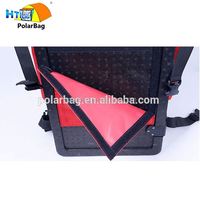 Sac à dos isotherme pour livraison de pizza et de nourriture chaude, 50L, noir, en EPP, boîte de livraison de pizza isolée en EPP