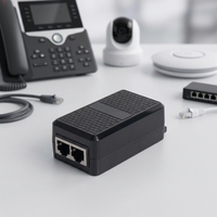 Adaptateur secteur Poe Ethernet 48V 0.5A 24W Gigabit 2.5G Injecteur PoE passif actif pour ordinateur de bureau