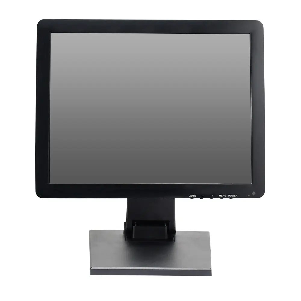 כיכר מסך 15 אינץ LCD HD מחשב שולחני צג זול 15 אינץ VGA מחשב צג עם HDMI קלט