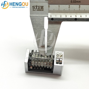 Máquina Numeradora de 7 Dígitos con Fuente Gótica Inversa 4x8, Últimos 2 Dígitos Hundibles, Repuestos para Máquina de Impresión - Product Image 6