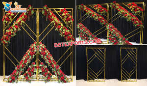 Telón de fondo de boda con forma de corazón, accesorios de Metal para escenario de boda, marco de Metal de hierro, arco de boda en forma de corazón, accesorios de Metal - Product Image 5