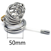 Anneaux de chasteté en métal, cage de chasteté en acier avec dispositif de ceinture de bondage urétral, jouets sexuels pour hommes Sissy Kali pour adultes