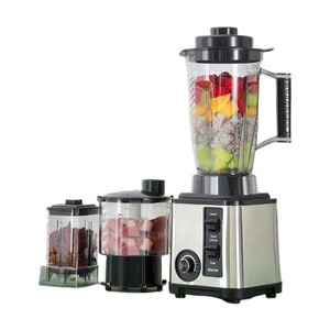Frullatore elettrico <span class=keywords><strong>800W</strong></span> 3L grande tazza con smerigliatrice Frullatore da tavolo di controllo a 15 velocità per frullatore da cucina commerciale 3 in 1 - Product Image 1