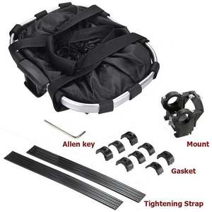 Free Sample Removable Easy Install Quick Release Detachable Bicycle Front Handlebar <b>Basket</b> Small Pet <b>Dog</b> Cat Carrier Bag on <b>Bike</b> - Product Image 5