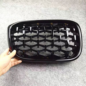 Rear Bumper Grille for X3 X4 G01 G02 G08 2017-2024 Double Line Gloss Black Three Colours - Product Image 3