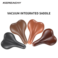 Selle de vélo personnalisée KEREACHY confortable en gel, selle souple pour VTT électrique, selle sous vide, sécurité, imperméable, massage