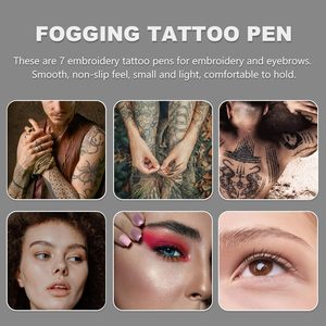 Pluma Manual de Microblading de Acero Inoxidable para Tatuaje de Cejas, para Maquillaje Permanente PMU, Uso Profesional en Estudio - Product Image 4