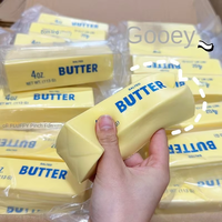 Jouet anti-stress en forme de bâton de beurre Zoey mignon en PU souple, pour les 14 ans et plus, vente en gros disponible