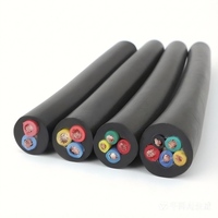 Câble de pompe submersible H07RN8-F - Conducteur en cuivre 2/3/4 brins, câble flexible en caoutchouc étanche IP65 pour utilisation sous-marine et applications pétrolières