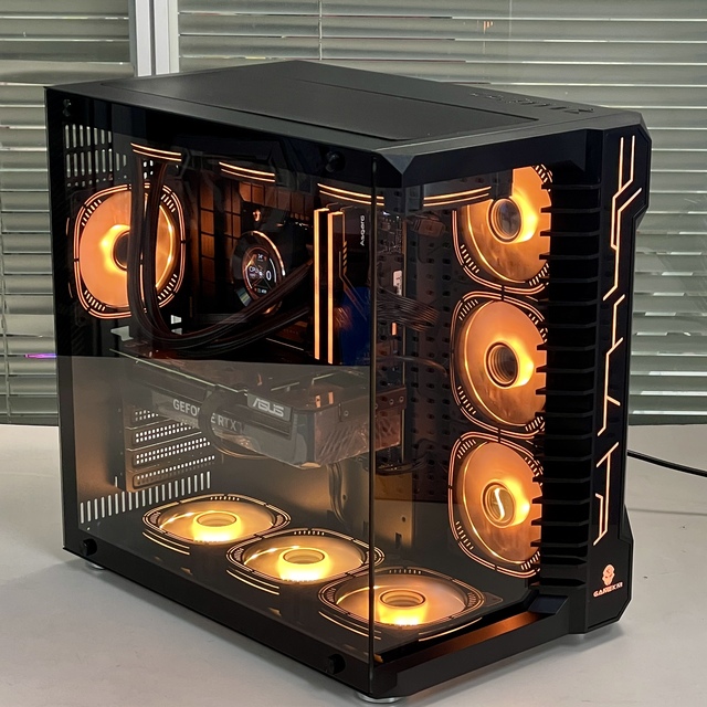 Customized New Design Prebuilt Gaming PC with Tempered Glass Case ATX/Micro ATX PC Case Accessories & Parts for Gamers
