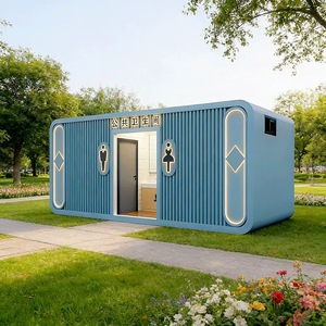 Toilettes portables haut <span class=keywords><strong>de</strong></span> gamme Apple Cabin Pod pour les attractions touristiques, les parcs, les sanitaires mobiles <span class=keywords><strong>de</strong></span> luxe en plein air pour hommes et femmes - Product Image 1