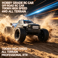 Voiture télécommandée HOSHI N517 à l'échelle 1:12, vitesse maximale de 70 km/h, 4 roues motrices, véhicule tout-terrain de qualité hobby, prêt à rouler, monster truck de course, idéal pour un cadeau