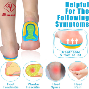 Gel adesivo cuscino tacco coppe tacco speroni inserti <span class=keywords><strong>scarpe</strong></span> ammortizzanti fascite plantare inserti <span class=keywords><strong>per</strong></span> dolore al tallone - Product Image 5