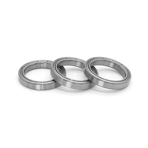 Rodamiento de Bolas de Ranura Profunda de Pared Delgada de Acero Inoxidable S6700 01 02 03 04 05ZZ/RS, Cerradura Inteligente con Huella Dactilar P5 C3 de Acero Cromado - Product Image 1