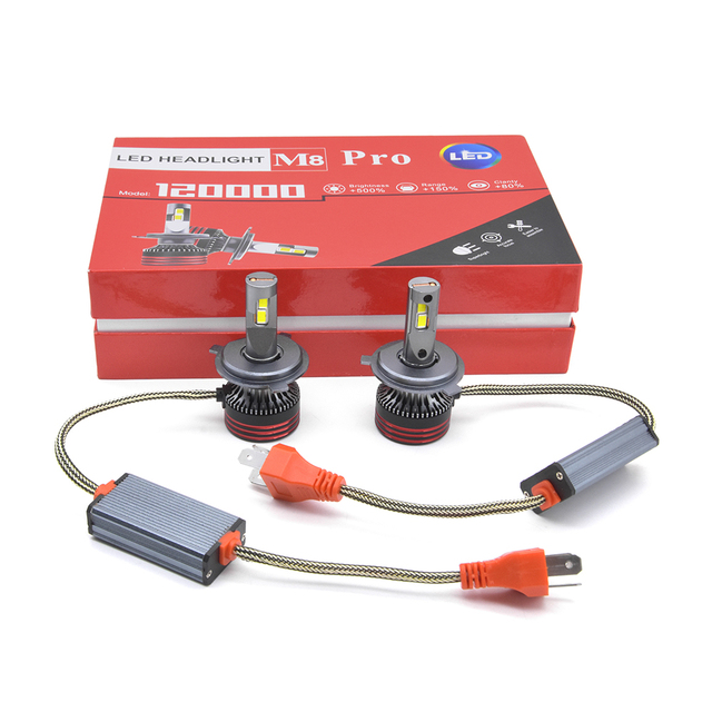 130W 13000lm M8 Pro LED Headlight Bulb H1 H4 H7 9005 HB3 H8 H11 Car Headlight M8 Pro LED Auto Headlight Kit