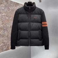 Veste d'hiver de luxe Zeg na pour homme, coupe-vent, chaude, noire, vintage, design tendance, col montant, fermeture éclair.
