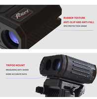 Télémètre laser professionnel Rxiry XR1200A, télémètre laser à grossissement, inclinaison, GPS, optique, RS232