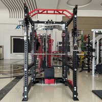 REYK Ultimate Cable Cross Fly Trainer Commercial Multi Functional Power Cage Smith Machine Gym Strength Training Equipment