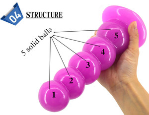 Black <strong>Pink</strong> Fleshcolor Big Size <strong>Anal</strong> Dildos Huge <strong>Anal</strong> Beads Dildos for Men <strong>Anal</strong> - Product Image 3
