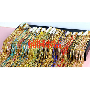 Chaîne de strass plaquée or 2,0 mm 2,5 mm 3,0 mm 4,0 mm, accessoire de décoration géométrique et tendance pour téléphone portable DIY - Product Image 1