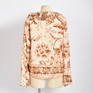 Best Selling Products Women'S Clothing Plus Size Factory Direct Sale Loose <b>Shirt</b> V Neck Blouse - Product Image 3