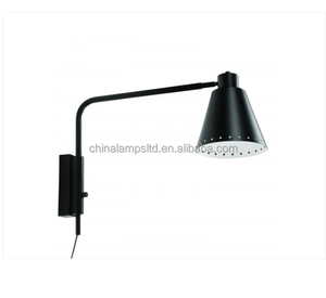 Nordic Minimalist Iron <b>Wall</b> Hanging Bedside Lamp Creative Design Glass Ball <b>Sconces</b> Modern LED Home Hotel Bedroom Decorations - Product Image 2