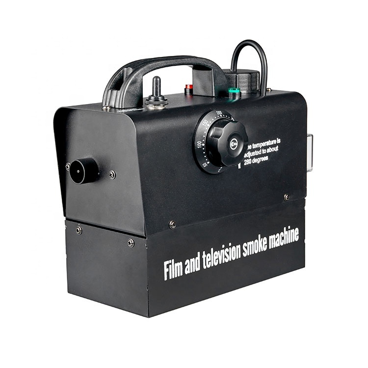 Portable Rechargeable DJ Fog Machine Night Club Wedding Stage Lighting with Remote Control Smoke Machine for Stages