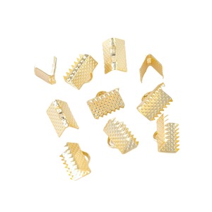 18K gold-plated copper vest <b>buckle</b>, DIY handmade necklace clasp, webbing <b>clip</b>, 14K gold B47 - Product Image 5