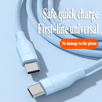 Câble de données OEM personnalisé en nylon tressé de type C pour Android Câble de USB-C à chargement rapide compatible avec les téléphones portables et les batteries externes