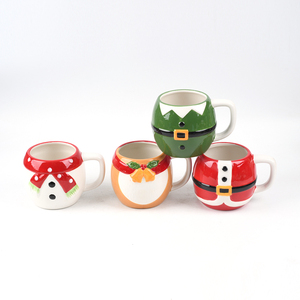 Personalizzato carino pupazzo di neve in ceramica di Capodanno regali da caffè tazza di buon natale per amici uomini e donne padre madre - Product Image 5