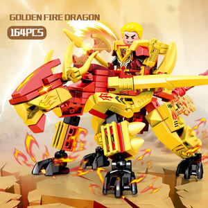 Sembo บล็อกประกอบเพื่อการศึกษา206017-206020ชิ้น693ชิ้น ABS ชุดของเล่นตัวต่อพลาสติก ABS 4โมเดลมังกรจิตวิญญาณของเล่น - Product Image 4