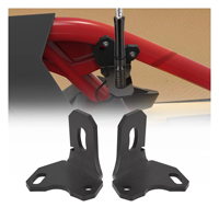 Supports de fixation d'antenne de drapeau pour Can-Am Maverick X3/X3 Max, montants arrière 2017-2021 Turbo DS RS RR, support réglable pour fouet lumineux UTV, 2 pièces