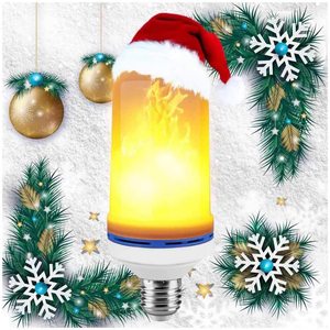 Lot De 4 Ampoules LED E27 – Effet Flamme Vacillante – 2500-3000K, IP20
