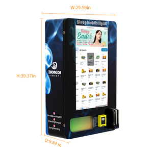 पेशेवर थोक अनुकूलित स्टिकर दीवार वेंडिंग मशीन मिनी क्रेडिट कार्ड भुगतान sdk 32 इंच टचस्क्रीन क्लाउड-आधारित - Product Image 4