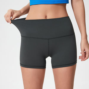 Vente en gros Short de fitness femme taille haute séchage rapide course athlétisme yoga motard gym lifting des fesses - Product Image 4