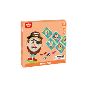 आकर्षक लकड़ी के चुंबकीय DIY के लिए समुद्री डाकू खिलौना बच्चे बच्चों 3 + - Product Image 4