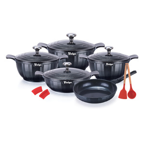 Juego de utensilios de cocina Vmigo de 13 piezas con sartén antiadherente y cacerola para uso en estufa y horno - Product Image 2