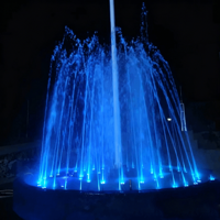 Fuente Musical Artística para Bailar, de Acero Inoxidable, Tamaño Pequeño, Diseño Personalizado, Fuente de Agua para Paisajismo de Parques Públicos